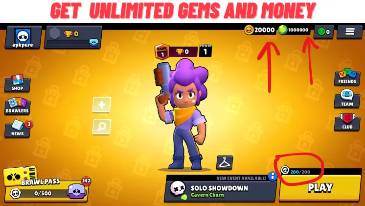 Get Unlimited Gems and Money in Null's Brawl